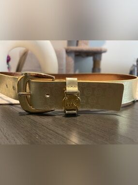 Michael Kors Gold Belt